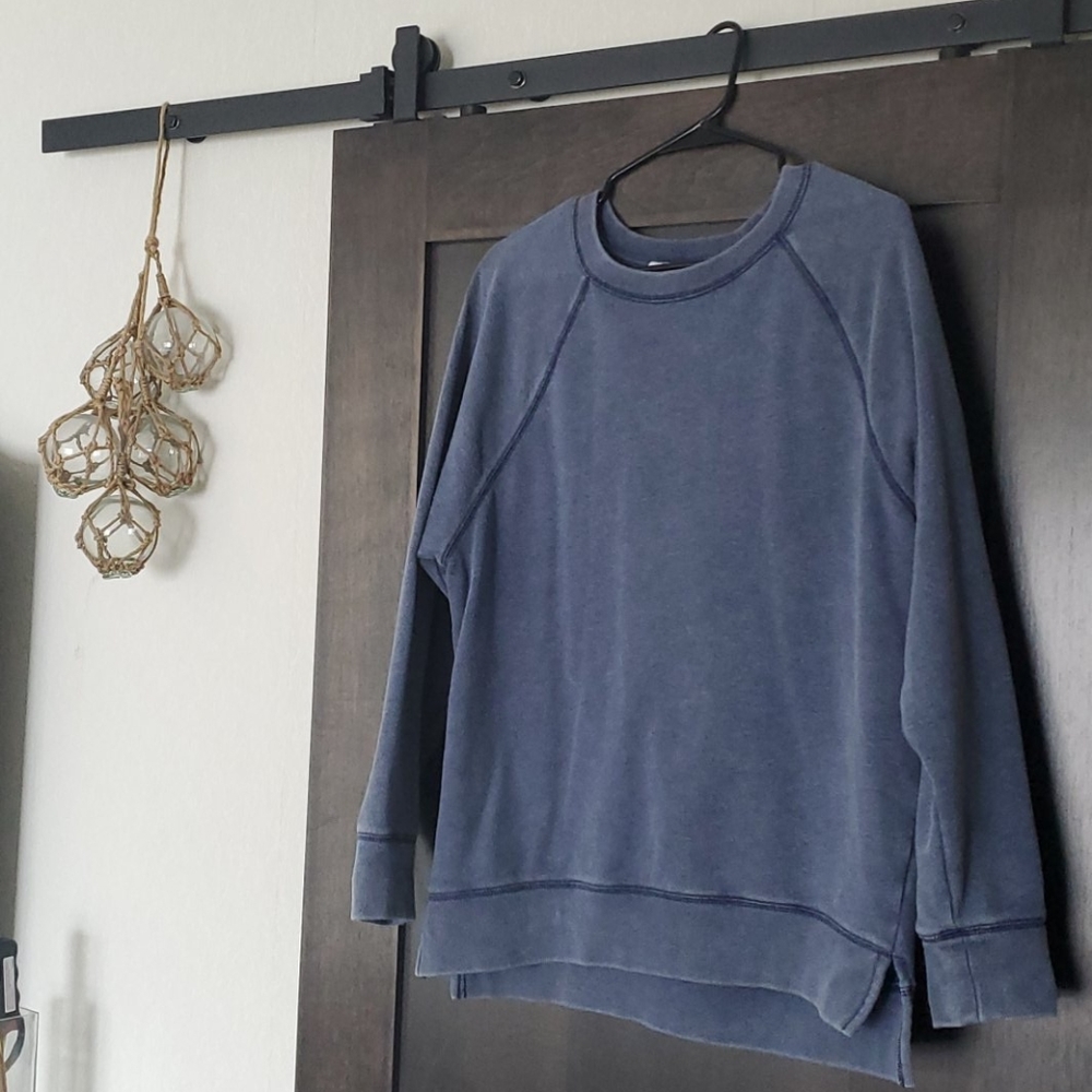 Blue PINK Victoria's Secret Lounge Sweater